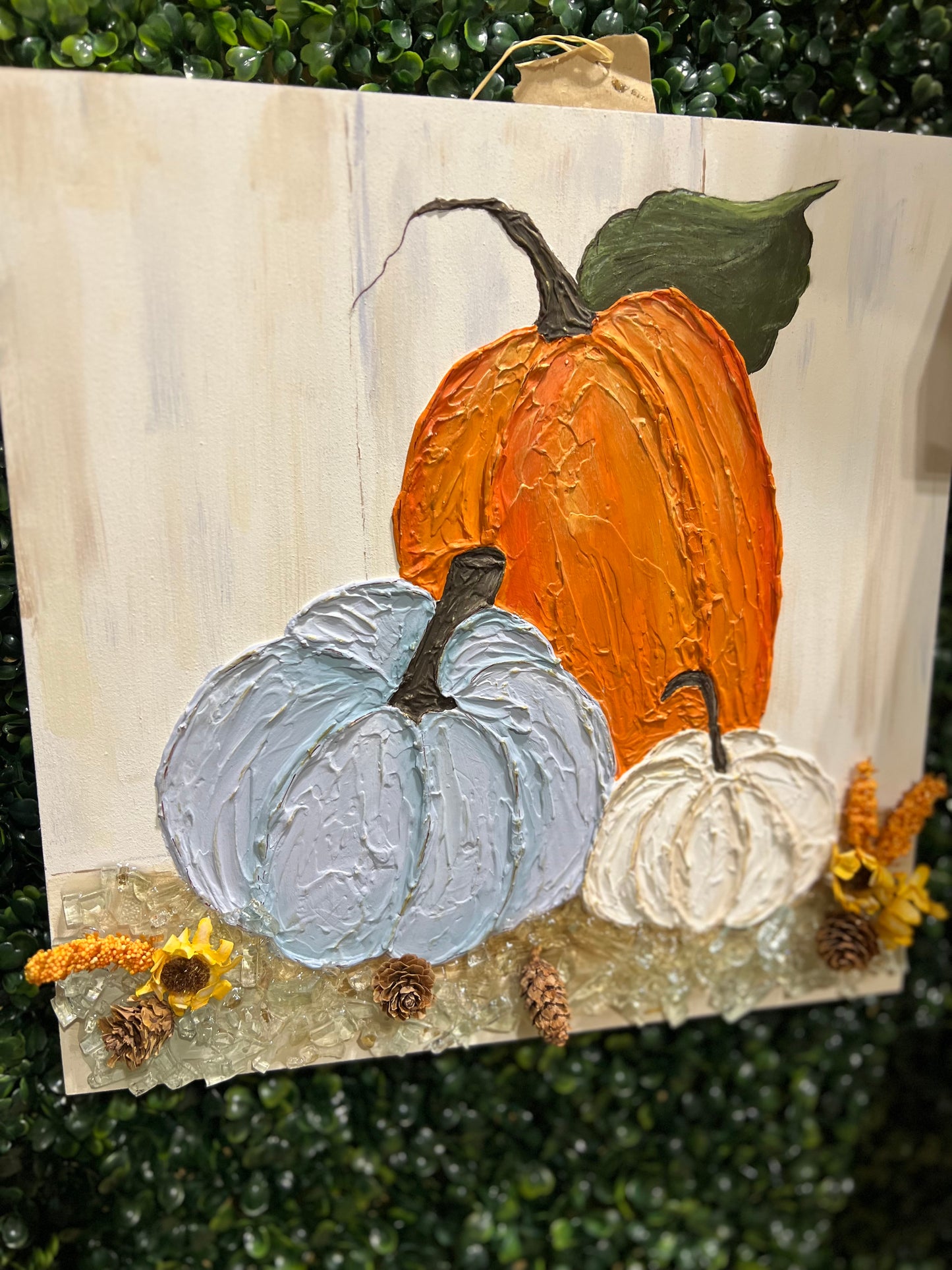 3 pumpkins
