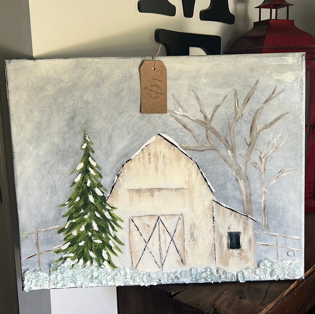Winter Barn