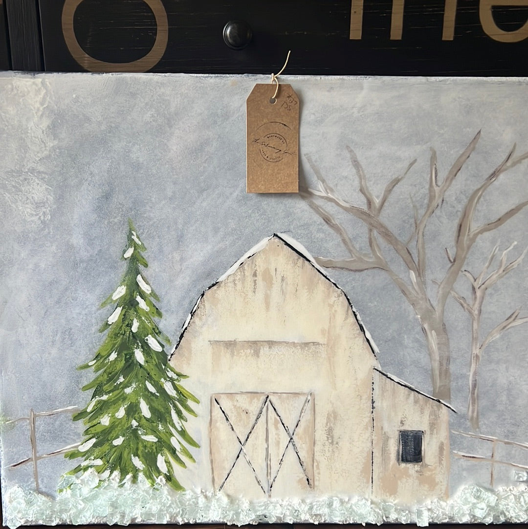 Winter Barn
