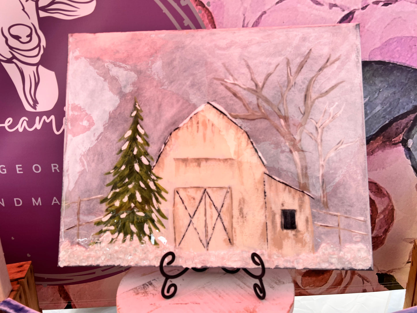 Winter Barn