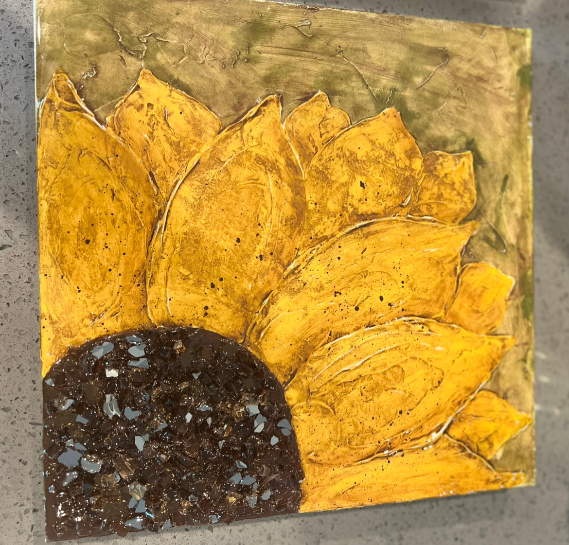 Handmade Sunflower Painting