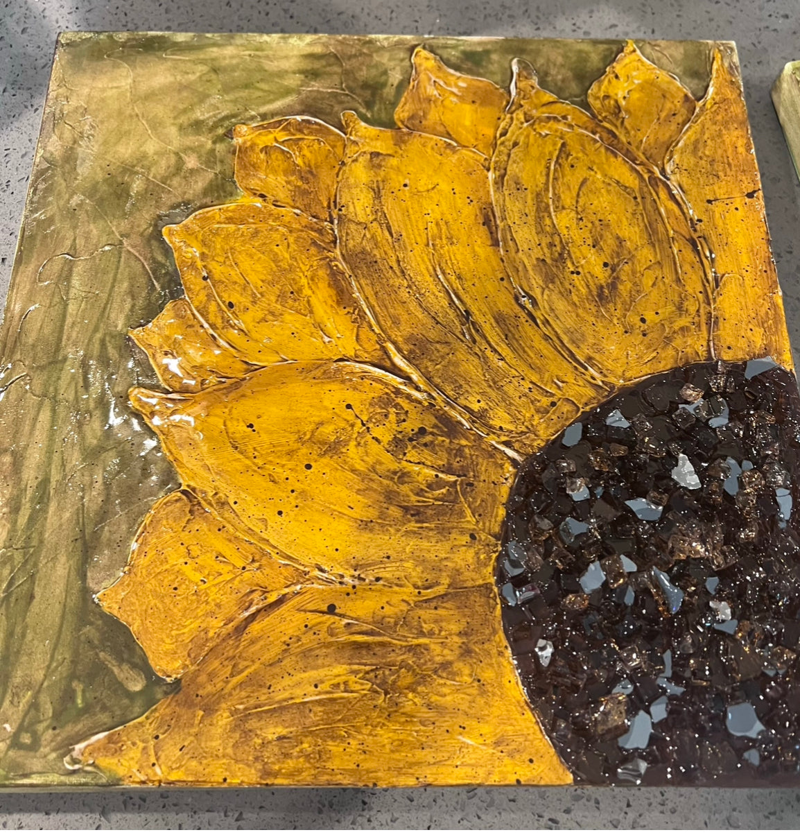 Handmade Sunflower Painting