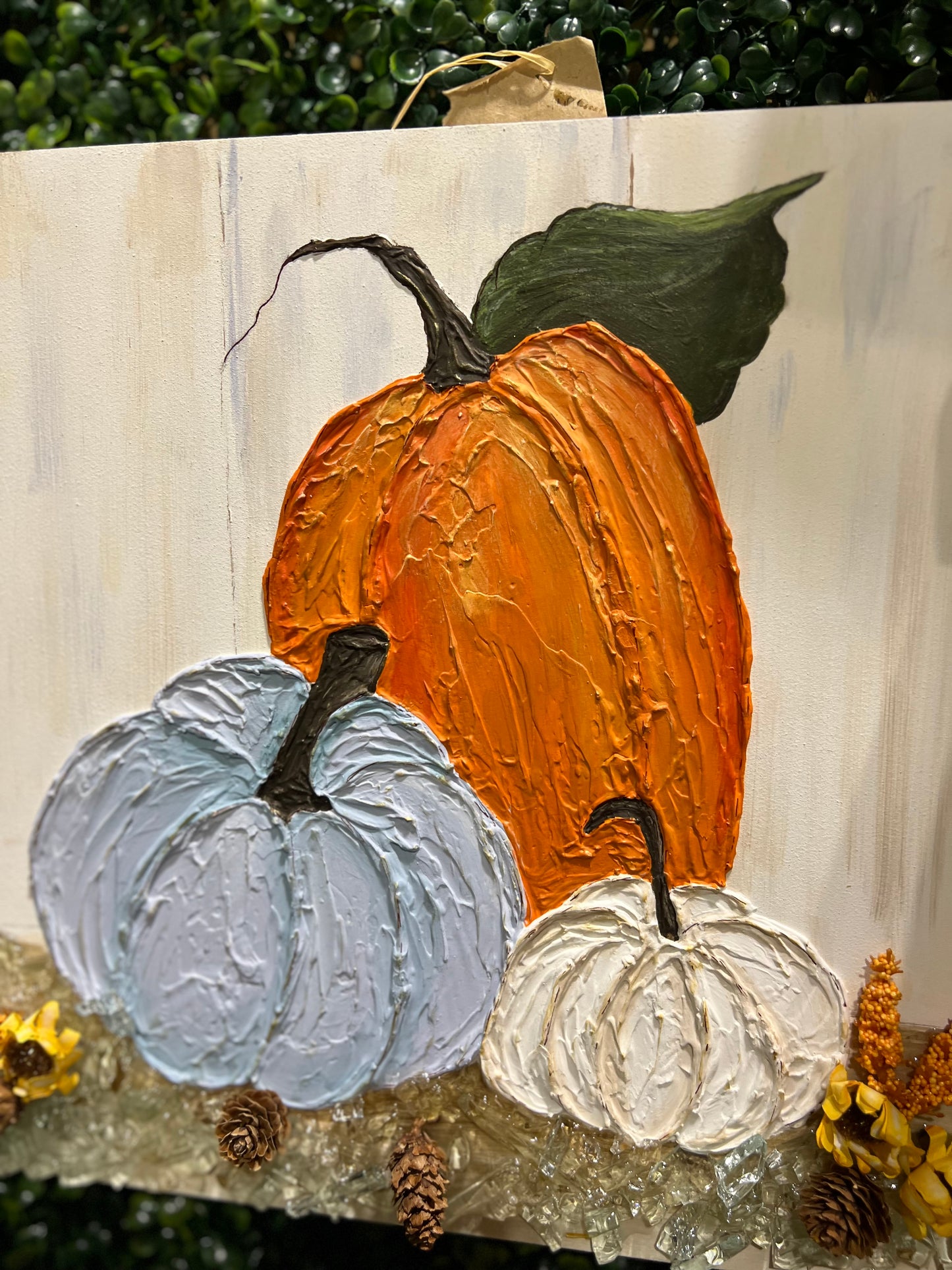 3 pumpkins