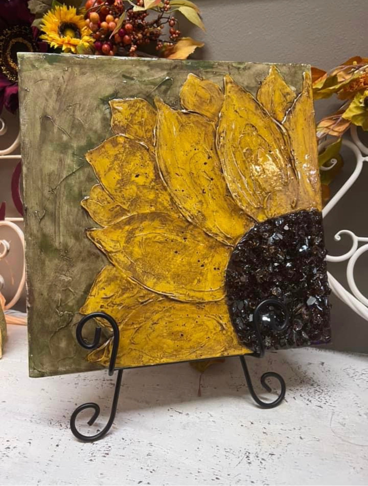 Handmade Sunflower Painting